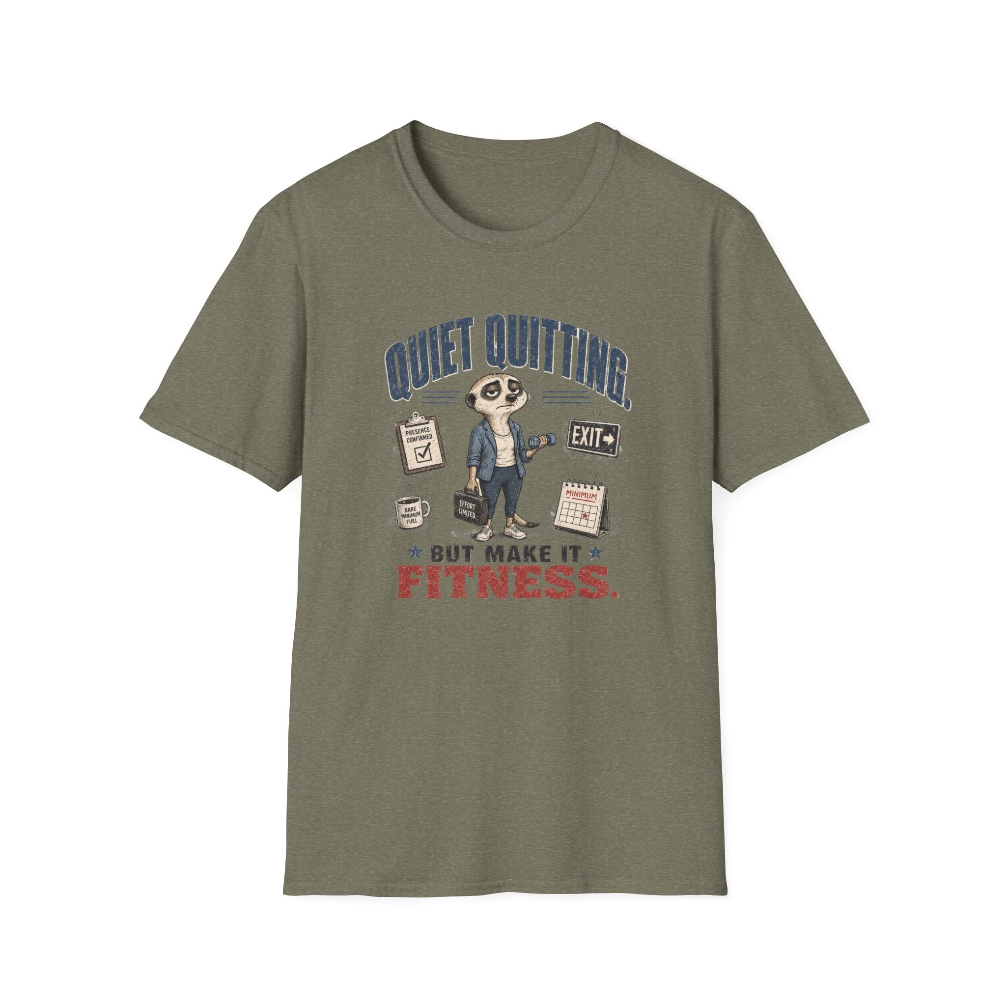 Quiet Quitting, But Make It Fitness T-Shirt