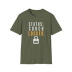 Status: Couch Locked T-Shirt
