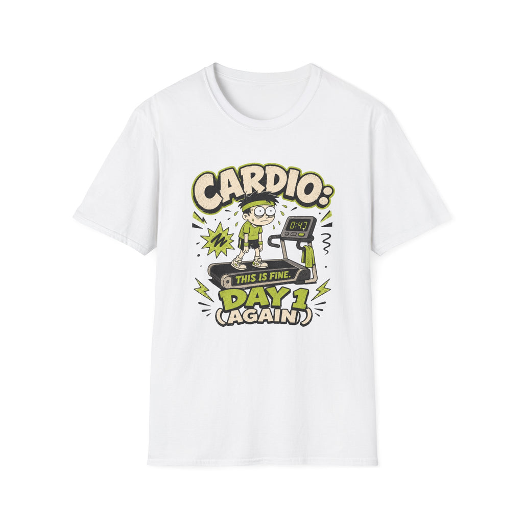 Cardio Day 1 Again T-Shirt
