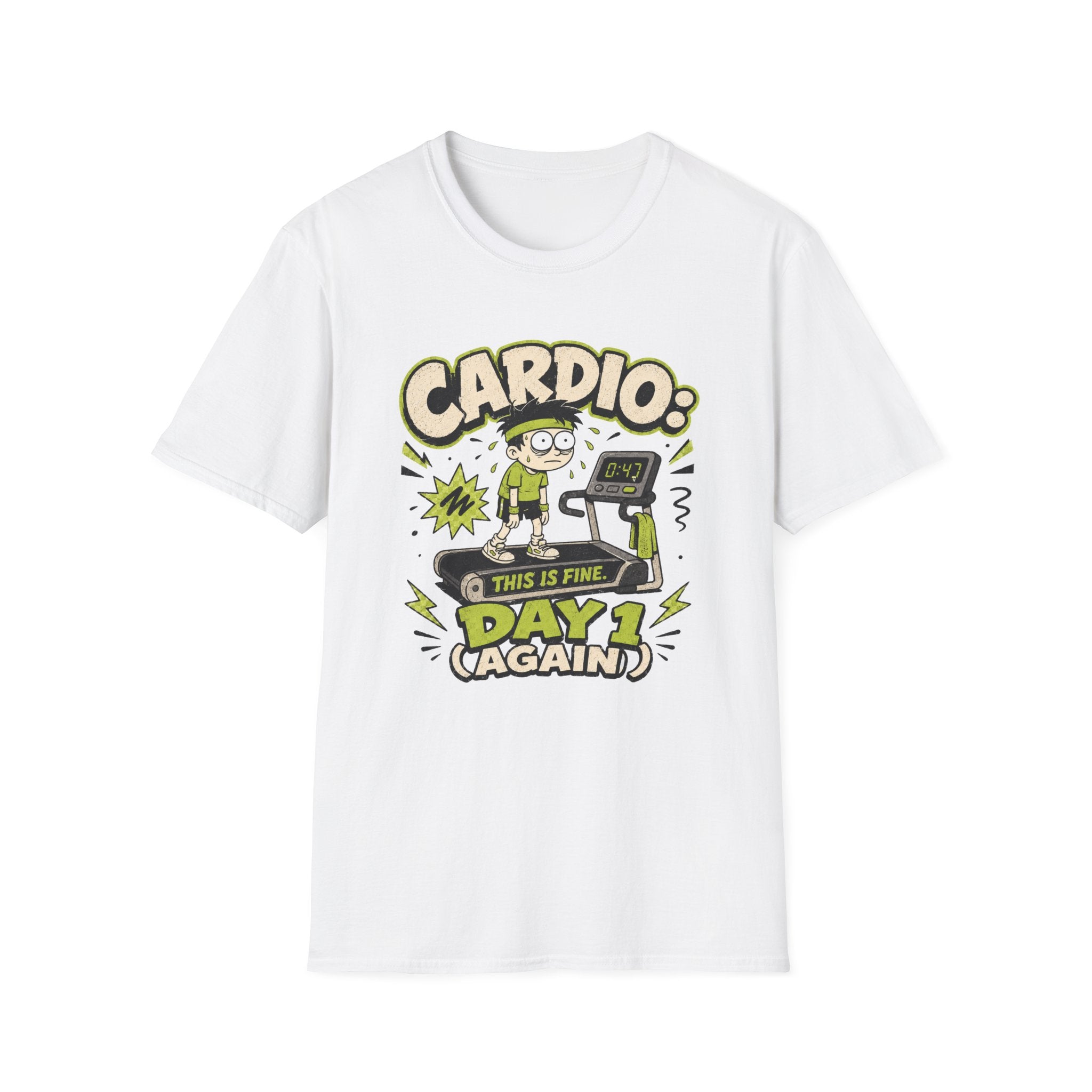 Cardio Day 1 Again T-Shirt