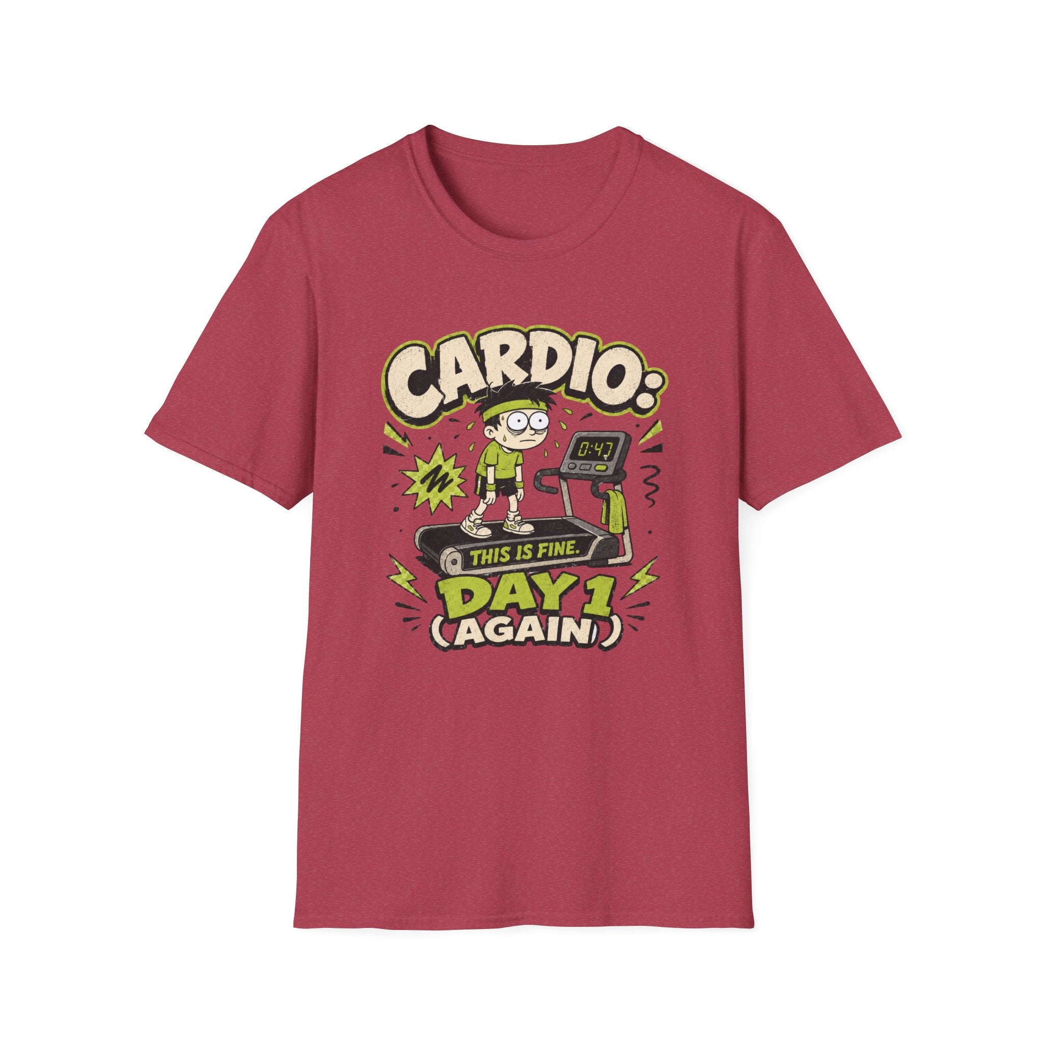 Cardio Day 1 Again T-Shirt