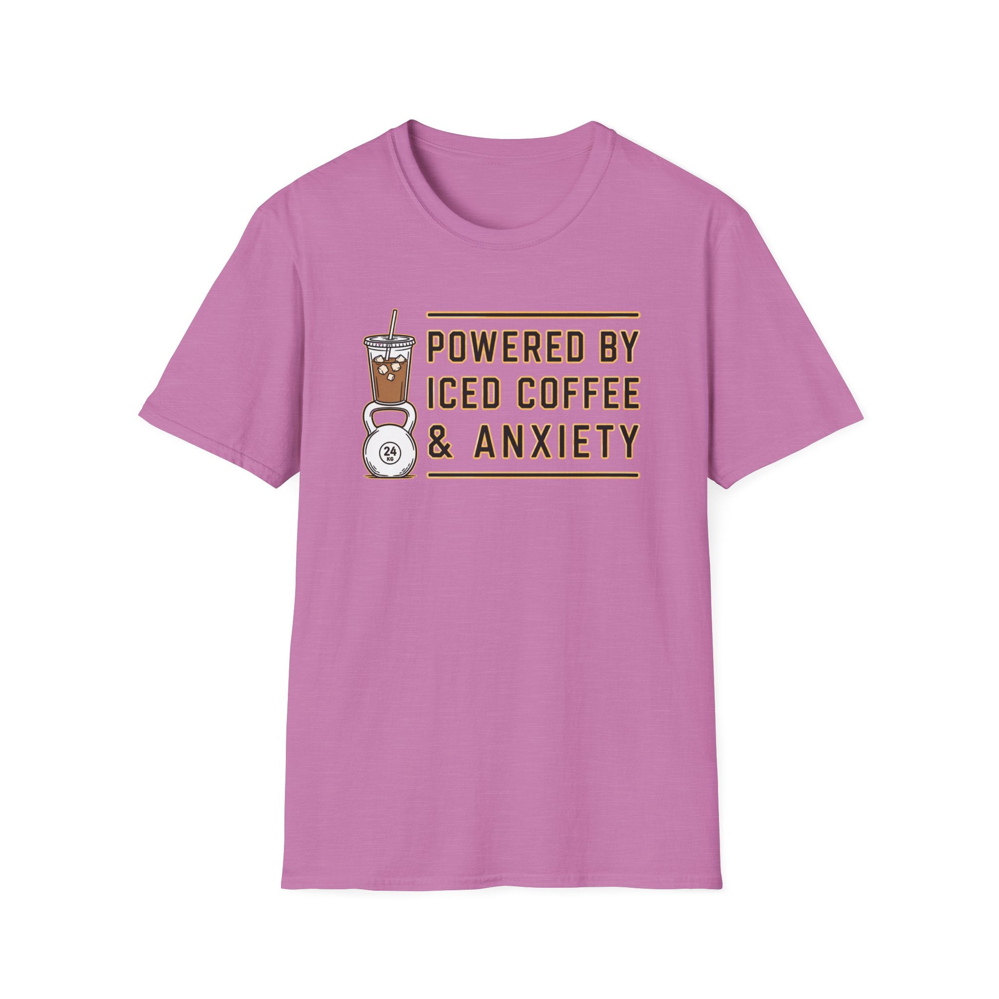 Powered By Ice Coffee & Anxiety T-Shirt