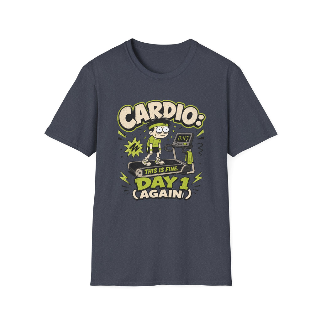 Cardio Day 1 Again T-Shirt