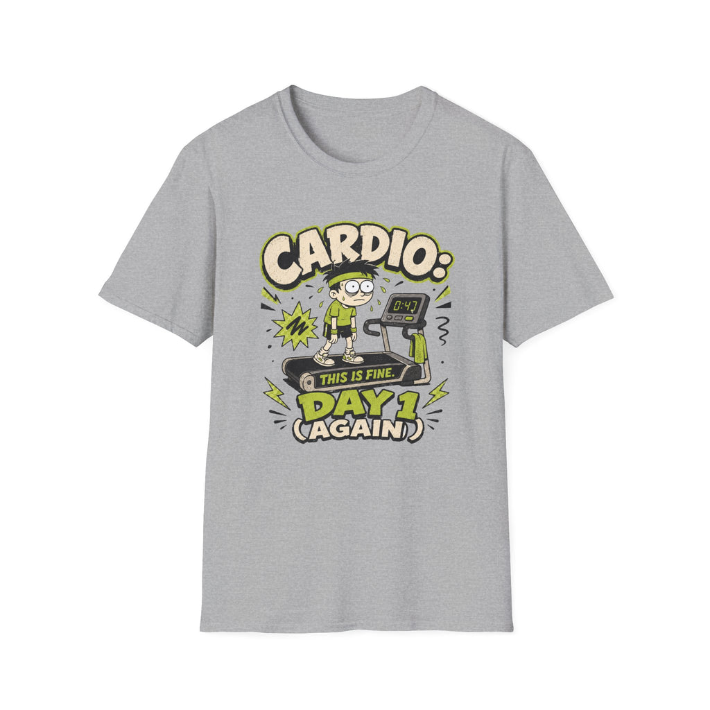 Cardio Day 1 Again T-Shirt
