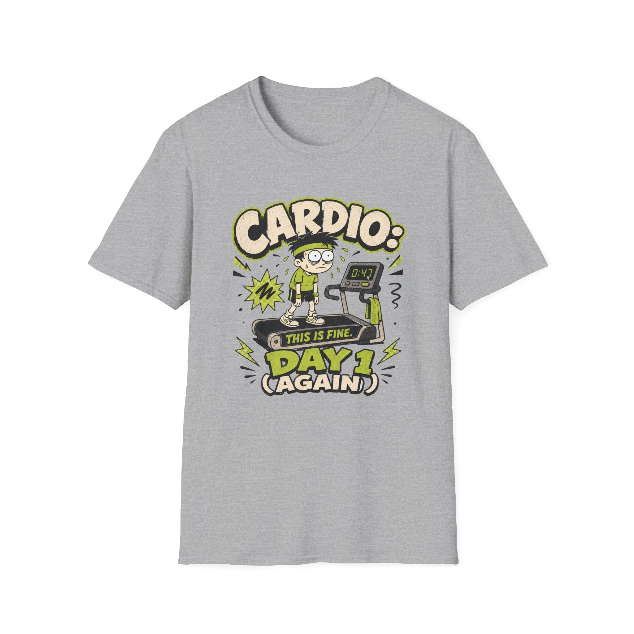 Cardio Day 1 Again T-Shirt